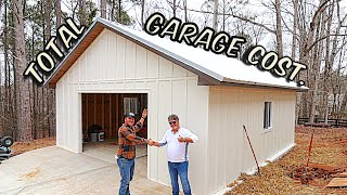 I BUILT MY DAD A GARAGE  Building your own detached garage [upl. by Ettore]