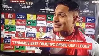 ENTREVISTA A PAOLO GUERRERO [upl. by Ahsiei324]