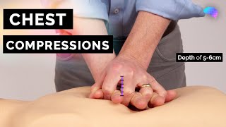 How to Perform Chest Compressions  CPR Technique  OSCE Guide  UKMLA  CPSA  PLAB 2 [upl. by Godderd]