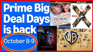 HOTTEST Amazon Prime Day DEALS on 4K Bluray amp DVDs [upl. by Jacquelin]