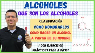 COMO NOMBRAR ALCOHOLES QUE SON PROPIEDADES Y NOMENCLATURA DE ALCOHOLES QUÍMICA CON IRWIN [upl. by Animaj38]