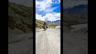 xtreme moto adventure  spiti valley  solo travel spiti solo shorts shortsviral shortsfeed [upl. by Gilberto]