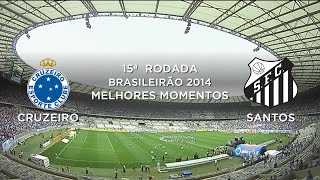 Melhores Momentos  Cruzeiro 3 x 0 Santos  Brasileirão 2014  17082014 [upl. by Mauricio982]