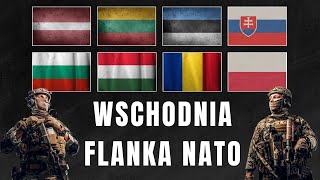 Wschodnia flanka NATO  Porównanie potencjału militarnego 8 państw Polska BASTIONEM Europy 💪 [upl. by Logan]