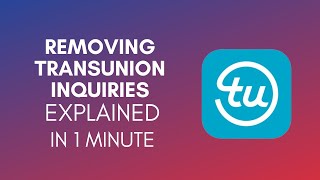 How To Remove Transunion Inquiries 2024 [upl. by Adaj]