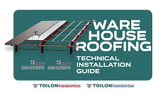 Technical Istallation Guide for Warehouse Roofing Zincalume With Bolt 2024  Toilon Thermotech [upl. by Novah]