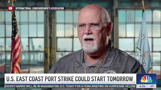 Dock workers strike 2024 How the half BILLION dollarsday strike will impact you  NBC New York [upl. by Jamesy]