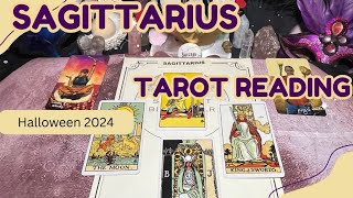 Sagittarius Unlocking the Veil Halloween Tarot Reading for your Future [upl. by Imoyaba]