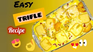 Easy Trifle Recipe😍🤩❣️Try it now [upl. by Marieann]