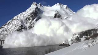 Worlds Biggest Avalanche  2 contrasting views [upl. by Seltzer508]