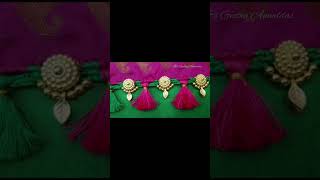 latest saree kuchu designs sareetasselsdesigns sareekuchulu [upl. by Ardnekal]