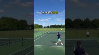 I got lobbed… tennis funny [upl. by Ignacius]