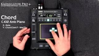 Korg Kaossilator Pro Chorded Sounds and Sound FX Examples [upl. by Lopez]