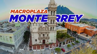 Monterrey 4K Catedral  Museo Marco  Ancira  Macroplaza drone mexico [upl. by Aronoel601]