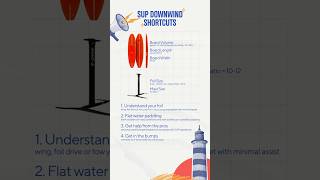 SUP DOWNWIND SHORTCUTS foiling wingfoil wingfoiling [upl. by Enneyehs]