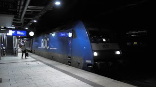 Nachtzüge in Hamburg mit SJ RDC UEX und Nightjets  Entladung in HamburgAltona [upl. by Erapsag]