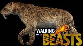 Walking With Beasts 2001  Smilodon Screen Time [upl. by Dennie69]