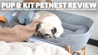 Pup amp Kit PetNest bed review from a paralysed dogs point of view [upl. by Enilekaj]