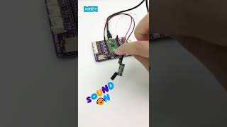 Shock Sensor Activated Alarm with Maker Pi Pico electronics diyprojects [upl. by Razaele]