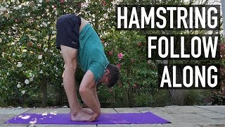 15 Minute Hamstring Flexibility Routine FOLLOW ALONG [upl. by Leviram]