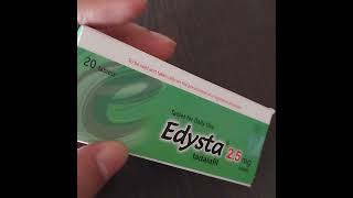 Edysta Tadalafil 255mg Tablet Review [upl. by Shawnee]