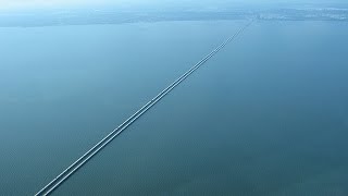 The Earth is FLAT  Lake Pontchartrain Causeway [upl. by Ekul]