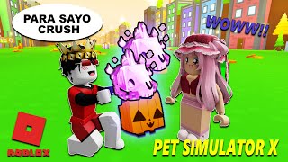 DARK MATTER para kay CRUSH 😍  PET SIMULATOR X  ROBLOX Tagalog [upl. by Treblig656]