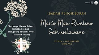 IBADAH PENGHIBURAN Alm Bpk Mario Max R Sahusilawane [upl. by Skeie]