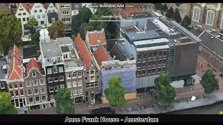 Anne Frank House  Amsterdam  seen from above [upl. by Stevie]