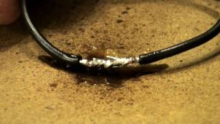 HOW TO Solder wires with FLUX and heat shrink [upl. by Latreshia]