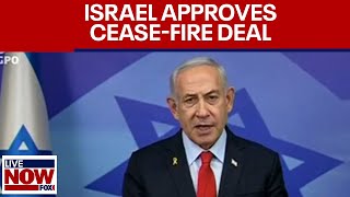 BREAKING Netanyahu speaks on ceasefire deal with Hezbollah  LiveNOW from FOX [upl. by Arihppas]