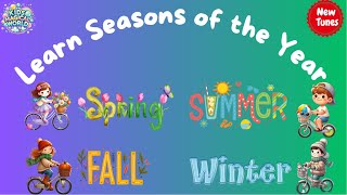 Seasons of the Year Song  Learn the Four Seasons Fun amp Interactive Song for Kids [upl. by Nnyllatsyrc]