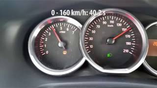 Dacia Logan 2 09 TCe 90hp acceleration [upl. by Yort]