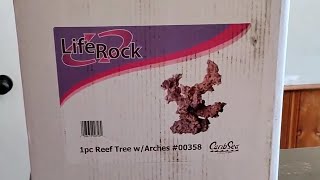 Caribsea liferock Bulk reef supply unboxing [upl. by Argus]