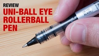 Artist Review Uniball Eye Rollerball Pen [upl. by Leahey]