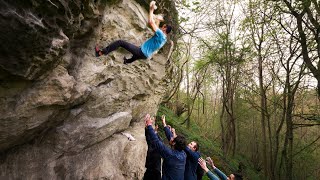 Highball Falls  Bouldering with Tom Randall amp Dave Mason [upl. by Yenal]