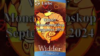 Widder LIEBE ❤️ Horoskop September 2024 [upl. by Naugan]