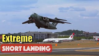 Brazilian Embraer KC390 Spectacular Short Landing [upl. by Slocum]