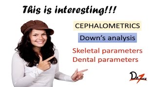 Cephalometric analysis II  ORTHODONTICS [upl. by Arramat]