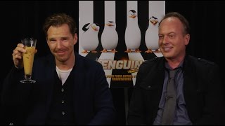 Benedict Cumberbatch Interview with Tom McGrath The Penguins of Madagascar [upl. by Mmada]