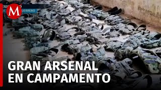 Operativo en Guerrero desmantela campamento delictivo con decomiso de drogas y armas [upl. by Teyut408]