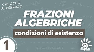 Frazioni algebriche  condizioni di esistenza  1 [upl. by Erie]