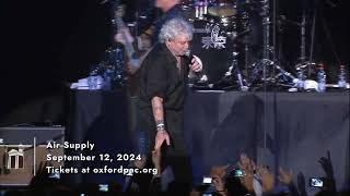 Air Supply Live at OPAC  09122024 [upl. by Llehcim]