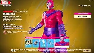 All Magneto Cosmetics Rewards Fortnite [upl. by Gatian93]