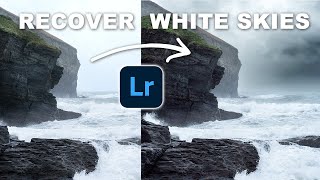 New SIMPLE Way to RECOVER LOST DETAIL from a WHITE SKY in Lightroom 2 min Tutorial [upl. by Dessma]