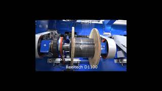 Cable Reel winding machine Reeltech D1100 Kablomak Turkiye [upl. by Maurita807]