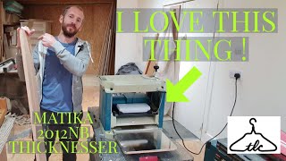 The Awesome MAKITA THICKNESSER 2012NB Review amp Demo \ Plus Lots More \ EP63 [upl. by Laoj327]