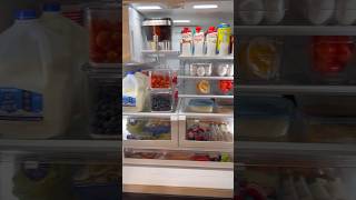 Fridge Restock🫐🥑🧀 asmr restock restockasmr fridgerestock fridgeorganization organizedfridge [upl. by Ahsitra452]