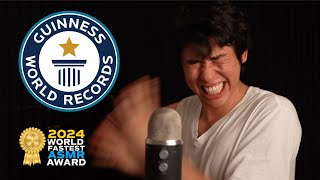 BREAKING The FASTEST ASMR World Record EVER 2X SPEED [upl. by Amsaj]