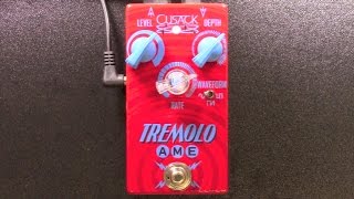 Cusack Tremolo AME Review  BestGuitarEffectscom [upl. by Zilef]